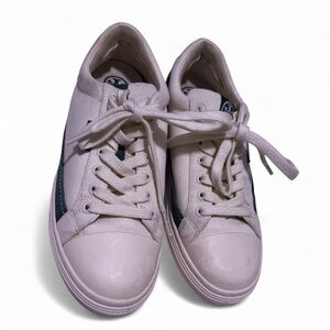 Tory Burch Cream and green Sneakers